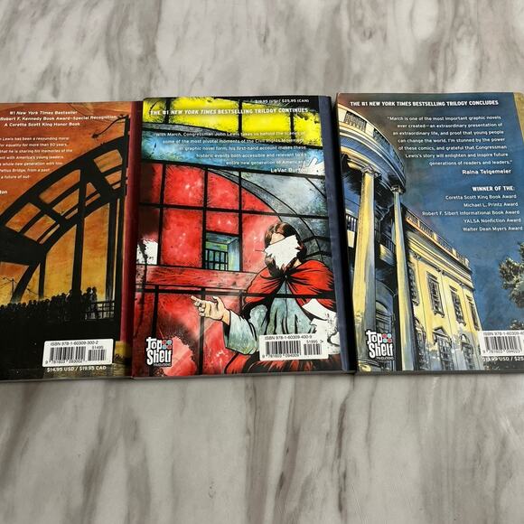 MARCH Volume 1-3 John Lewis Andrew Aydin Nate Powell - Picture 2 of 6